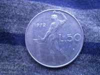 50 LEI 1972 ITALY - THE COIN