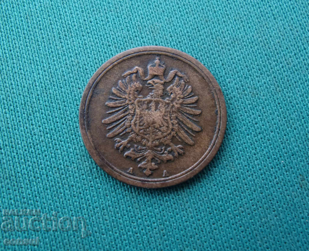 Germania 1 Pennig 1886 Emblema imperială Rare (W 43) cu preț € 3.07 | 6.00 BGN