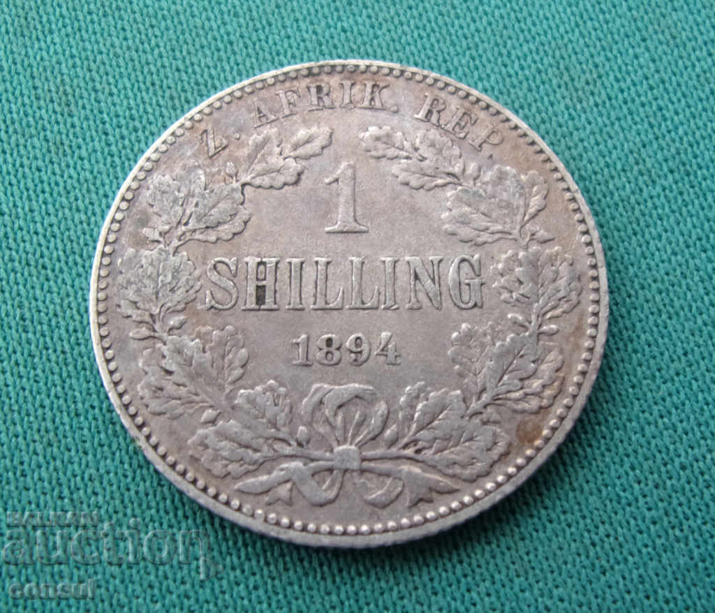 Крюгер Африка  1  Шилинг  1894  Rare (W 45)