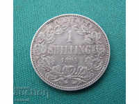 Kruger Africa 1 Shilling 1894 Rare (W 48)