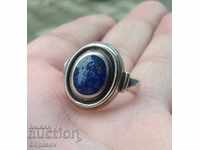 Silver Ring with Lazy Lazuli