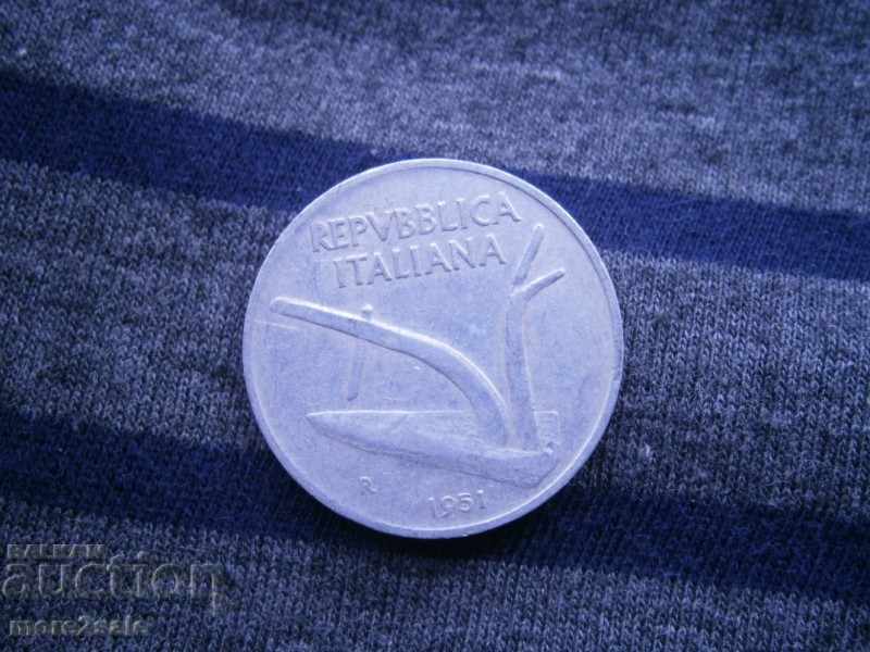 10 LEI 1951 ITALY - THE COIN with price 1.00 BGN | € 0.51 10 LEI 1951 ITALY - THE COIN with price 1.00 BGN | € 0.51