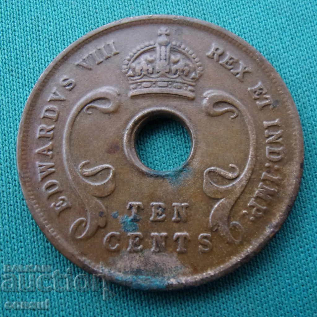 Africa de Est 10 Central 1936 Rare (W 79) cu preț € 2.56 | 5.01 BGN