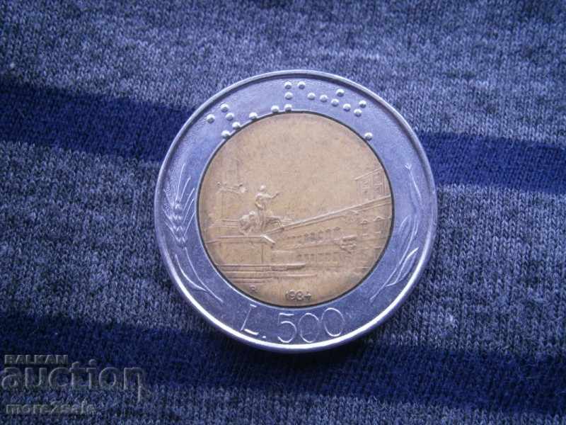 500 LEI 1984 ITALY - THE COIN