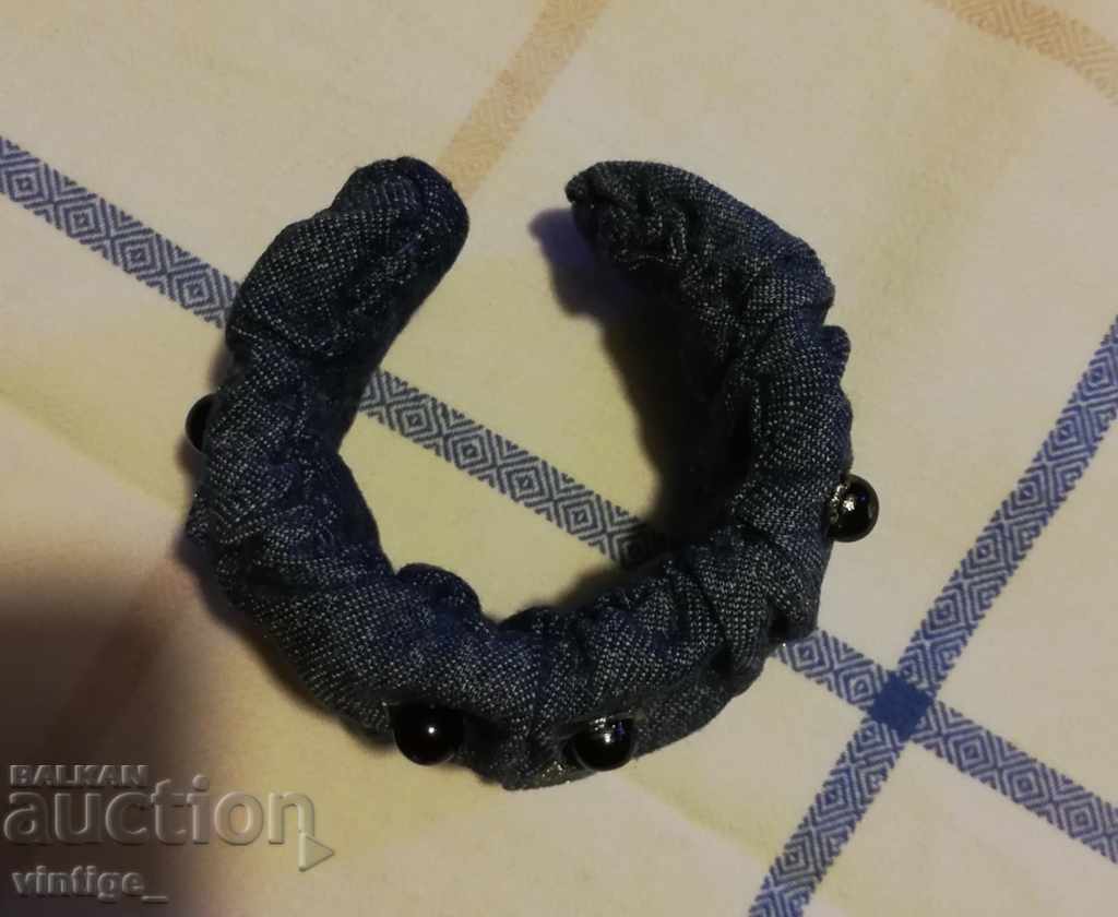 Jewel bracelet with black pearls - 6 Jewel bracelet with black pearls - 6