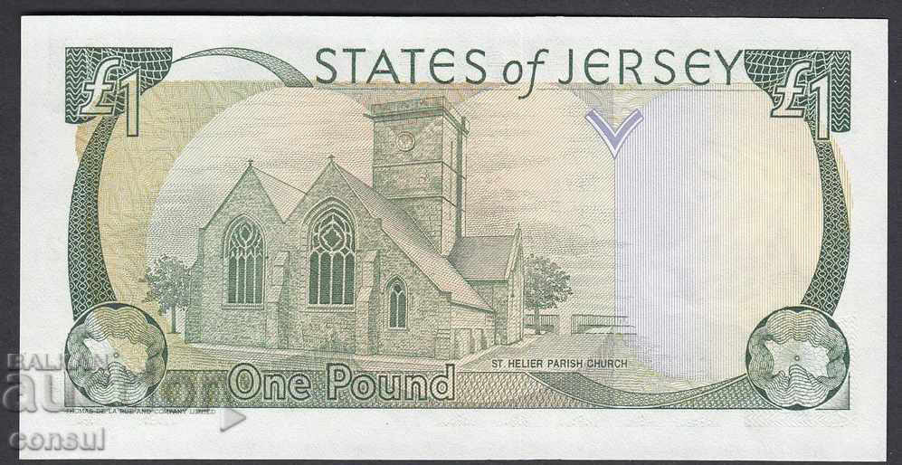 Jersey 1 Pound 1989 UNC Rare cu preț € 7.67 | 15.00 BGN Jersey 1 Pound 1989 UNC Rare cu preț € 7.67 | 15.00 BGN