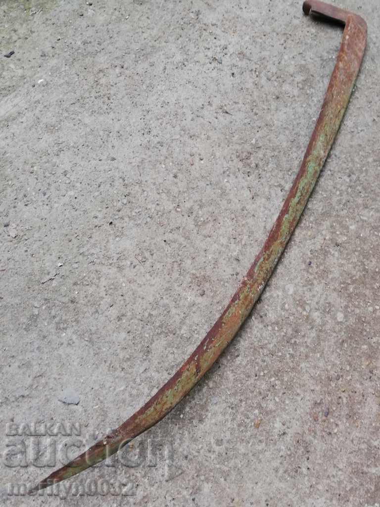 Old forged mowing hair, wrought iron with price 32.00 BGN | € 16.36