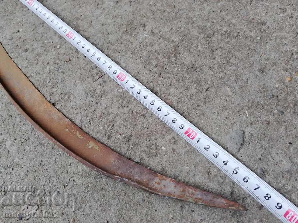 Delivery of Old forged mowing hair, wrought iron