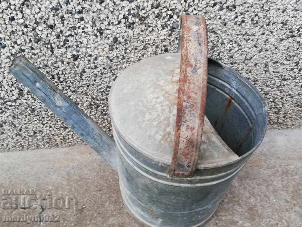 Old metal watering can, galvanized tube, bucket, container - 7 Old metal watering can, galvanized tube, bucket, container - 7