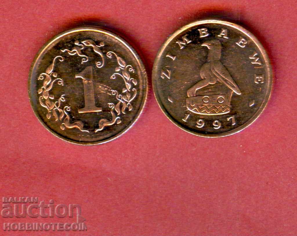 ZIMBABWE ZIMBABWE 0,01 $ 1 Cent Numar 1997 NEW UNC