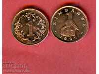 ZIMBABWE ZIMBABWE 0.01 $ 1 Cent emisiune 1997 NOU UNC