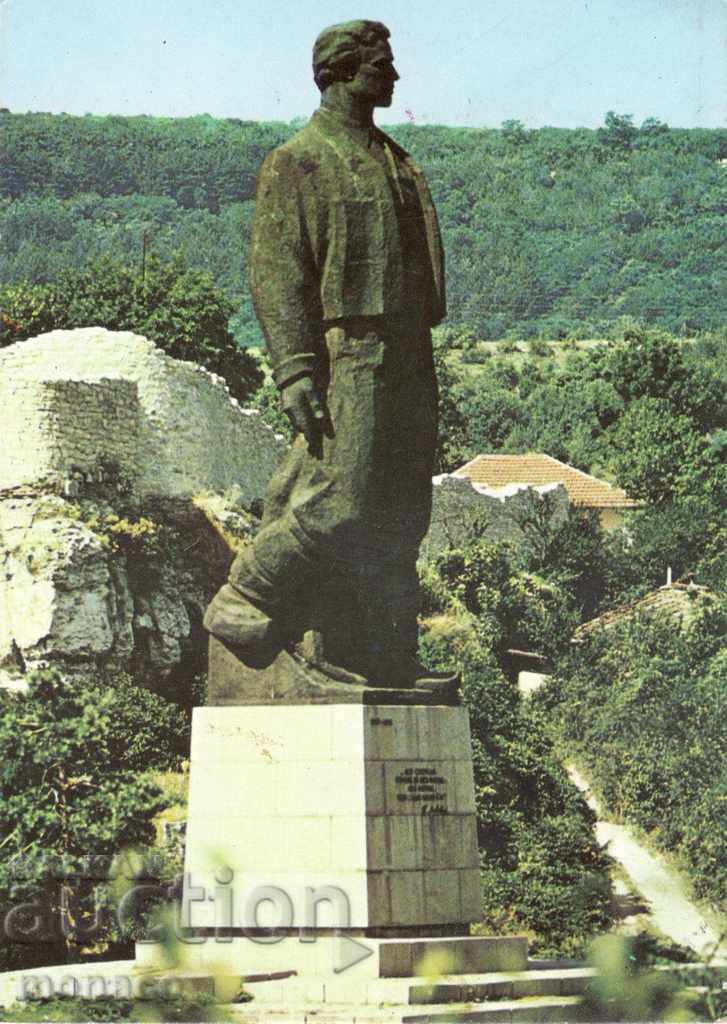 Old card - Lovech, Levski Monument