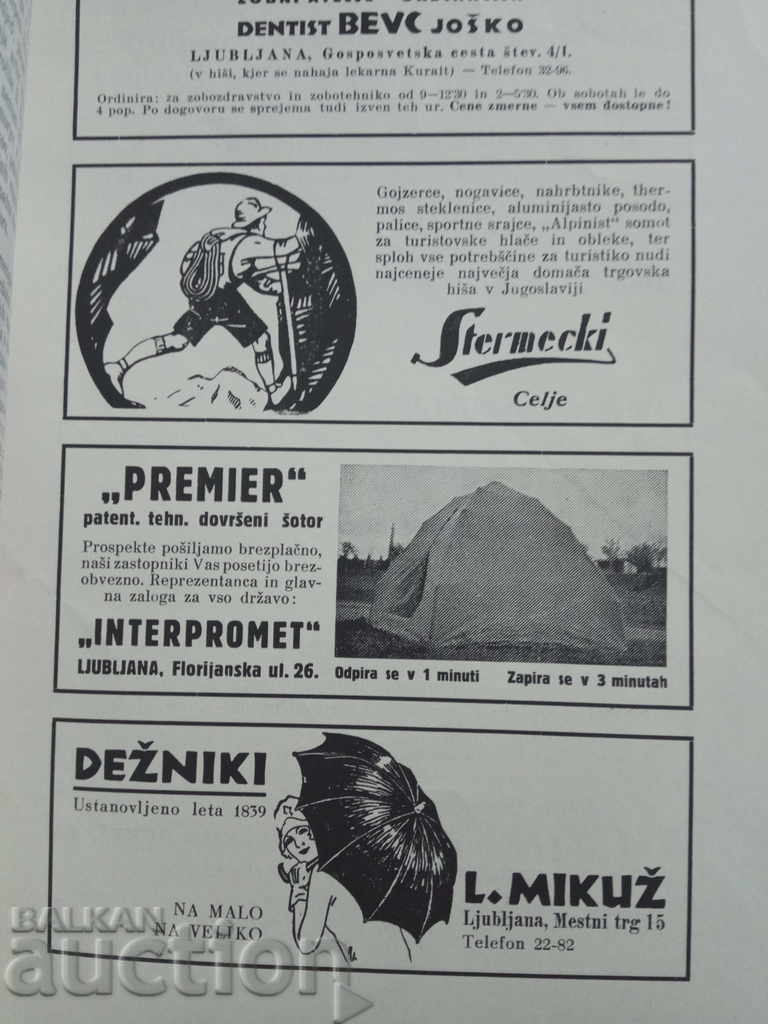 Delivery of Planinski vestnik: št. 11- 1938 Delivery of Planinski vestnik: št. 11- 1938