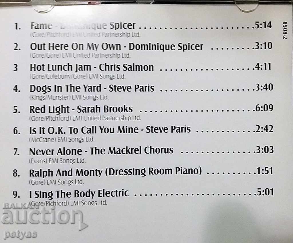 Auction CD - FAME - CD Auction CD - FAME - CD