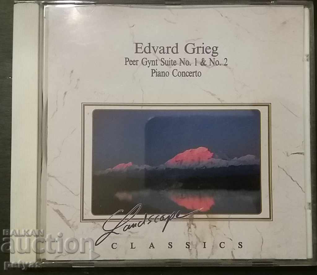 СД - EDVARD GRIEG´PER GYNT SUITE No1&2 , Piano Concerto   CD