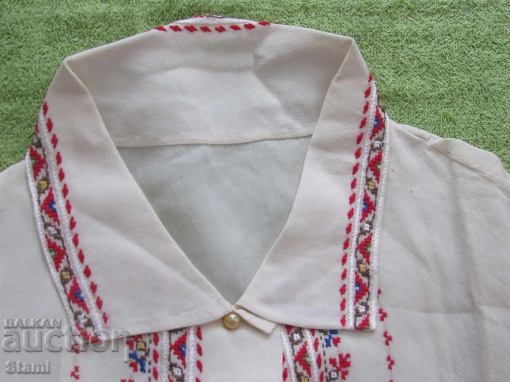 Mănușă de mătase brodată manual, din anii 70-80 de ani ai secolului XX. - 5 Mănușă de mătase brodată manual, din anii 70-80 de ani ai secolului XX. - 5