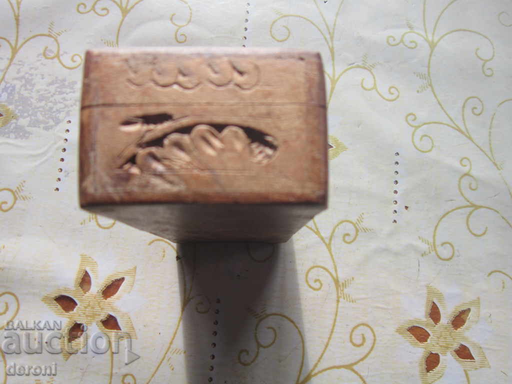 Old wooden jewelry box woodcarving intrasage - 6 Old wooden jewelry box woodcarving intrasage - 6