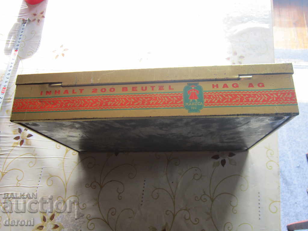 Παράδοση Τεράστιο παλιό πανί από κασσίτερο Makota Tee Gold Παράδοση Τεράστιο παλιό πανί από κασσίτερο Makota Tee Gold