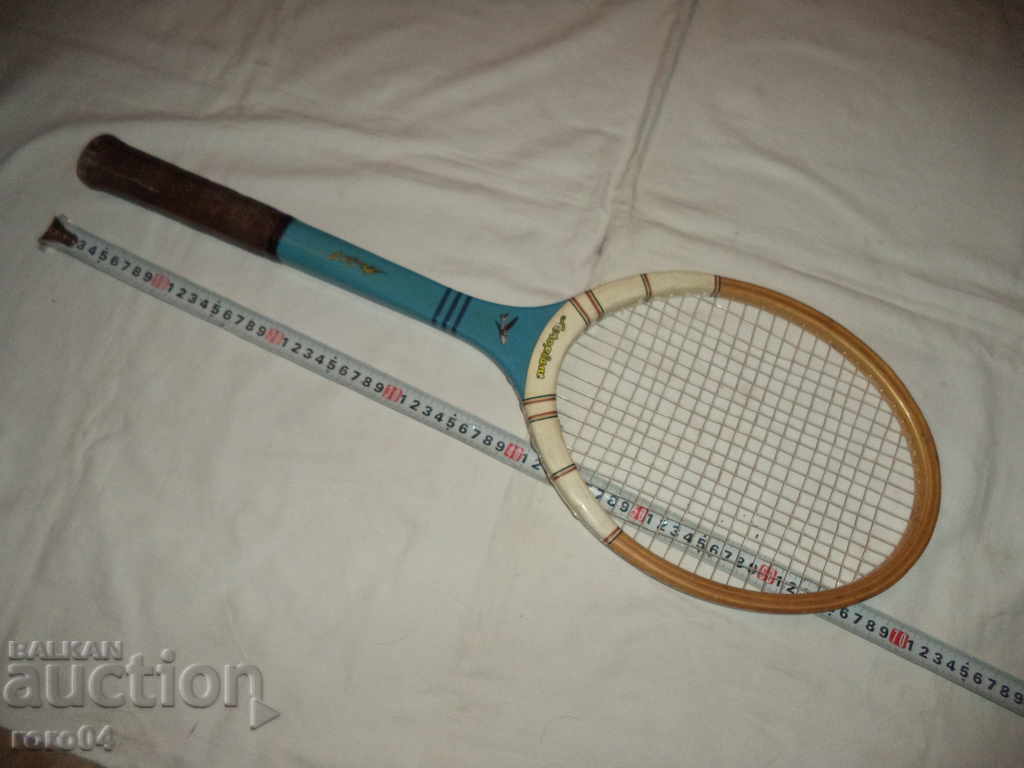 TENIS RACKET - AEROPORT - RETRO - LEMN - 6