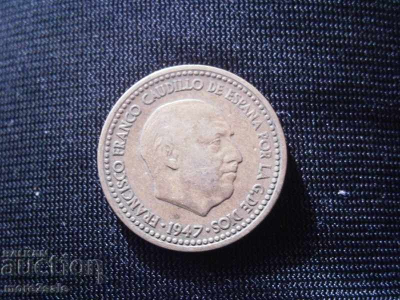 1 WASTE OF SPAIN 1947 YEAR OF THE COIN / 2 with price 0.50 BGN | € 0.26 1 WASTE OF SPAIN 1947 YEAR OF THE COIN / 2 with price 0.50 BGN | € 0.26