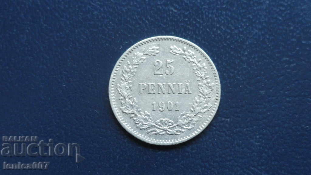 Russia (Finland) 1901 - 25 pennies - 5 Russia (Finland) 1901 - 25 pennies - 5