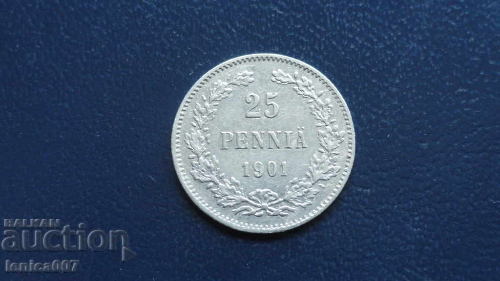 Russia (Finland) 1901 - 25 pennies Russia (Finland) 1901 - 25 pennies