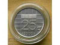Нидерландия 25 цента 2000