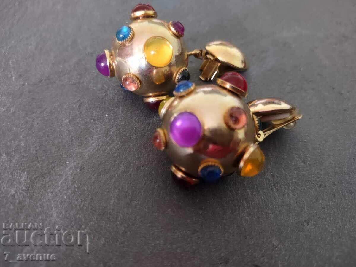 Auction Volumetric, colorful, summer earrings, delight for the eye and the soul 03.24 Auction Volumetric, colorful, summer earrings, delight for the eye and the soul 03.24