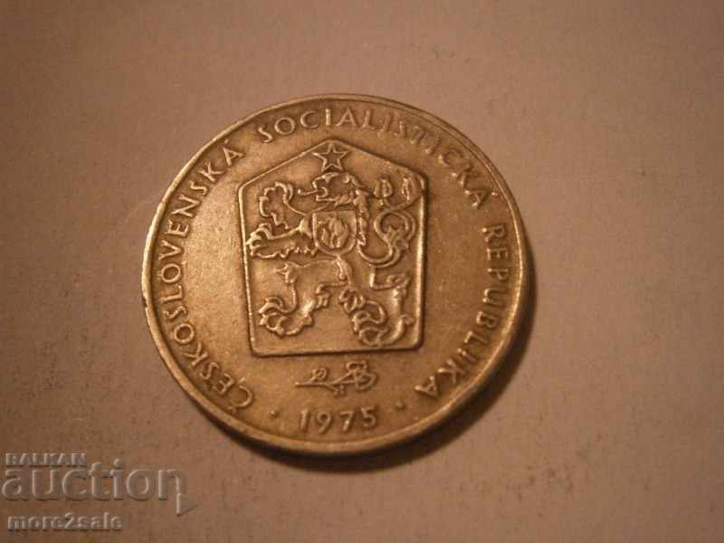 2 KRONI CHESHLOVAKIA 1975 THE COIN / 4 with price 0.40 BGN | € 0.20