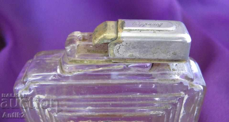 19th Century Original Glass Bottle for Perfume Metal Cap - 5 19th Century Original Glass Bottle for Perfume Metal Cap - 5