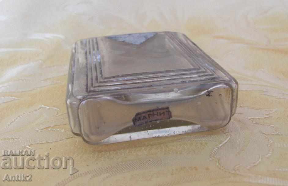 19th Century Original Glass Bottle for Perfume Metal Cap - 6 19th Century Original Glass Bottle for Perfume Metal Cap - 6