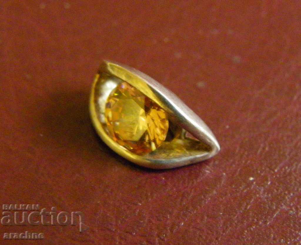 Livrarea Pandantiv vechi din argint italian de morganite Livrarea Pandantiv vechi din argint italian de morganite