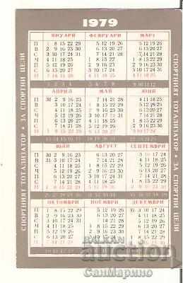 1979 Calendar Type 1 Sports Calendar with price 1.00 BGN | € 0.51