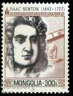 Auction Set 6 marks Famous scientists 2014, Mongolia Auction Set 6 marks Famous scientists 2014, Mongolia