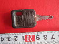 French old motorcycle key switch contact key