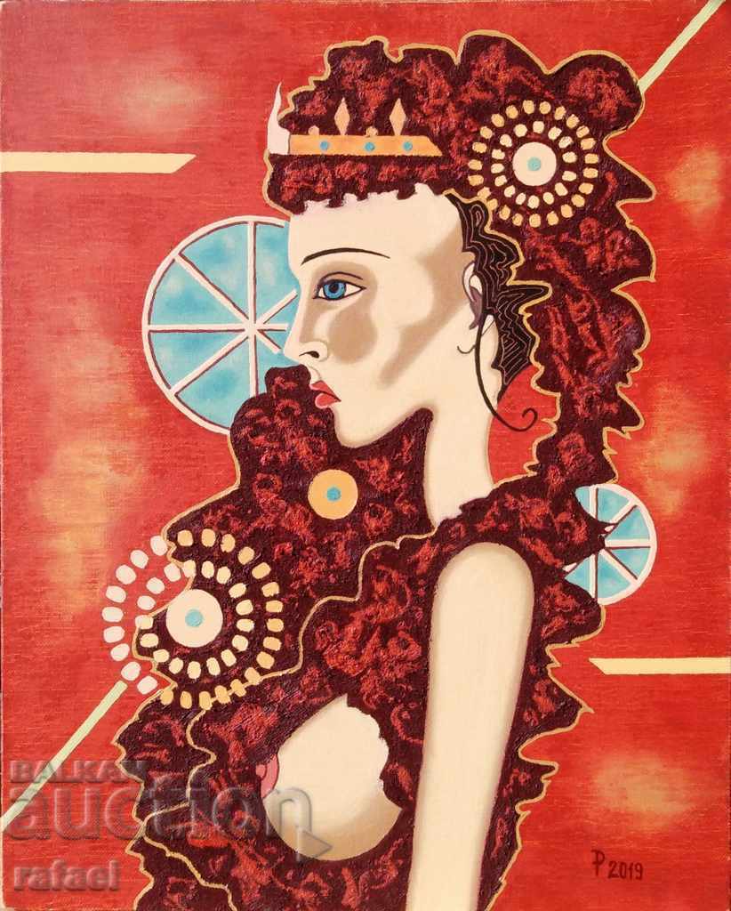 "Жената като кралица"   Петър Дарковски