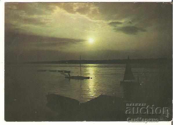 Card Bulgaria Ruse Ηλιοβασίλεμα στον ποταμό Δούναβη 1 *