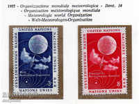 1957. ONU - New York. Organizația Meteorologică Mondială.