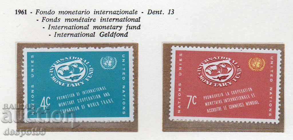 1961. ONU din New York. Fondul Monetar Internațional.