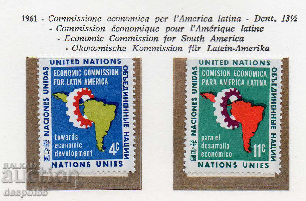1961. ООН-Ню Йорк. Икономическа комисия за Латинска Америка.