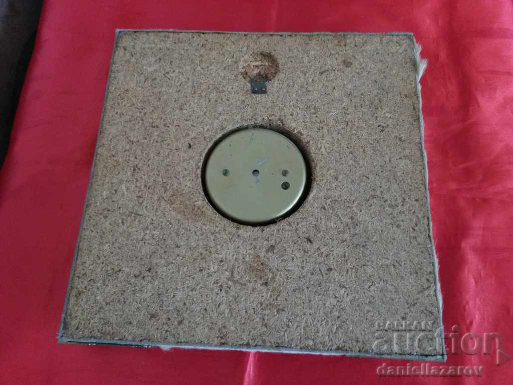 Rar BAROMETR german de perete cu blană de capră - 6 Rar BAROMETR german de perete cu blană de capră - 6