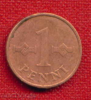 Finland 1963 - 1 penny / PENNI Finland / C 976