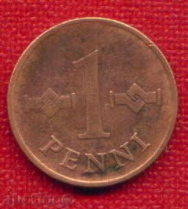 Auction Finland 1966 - 1 penny / PENNI Finland / C 816 Auction Finland 1966 - 1 penny / PENNI Finland / C 816
