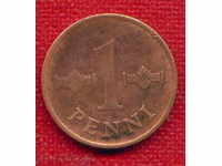 Finland 1966 - 1 penny / PENNI Finland / C 816