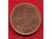 Finland 1966 - 1 penny / PENNI Finland / C 816
