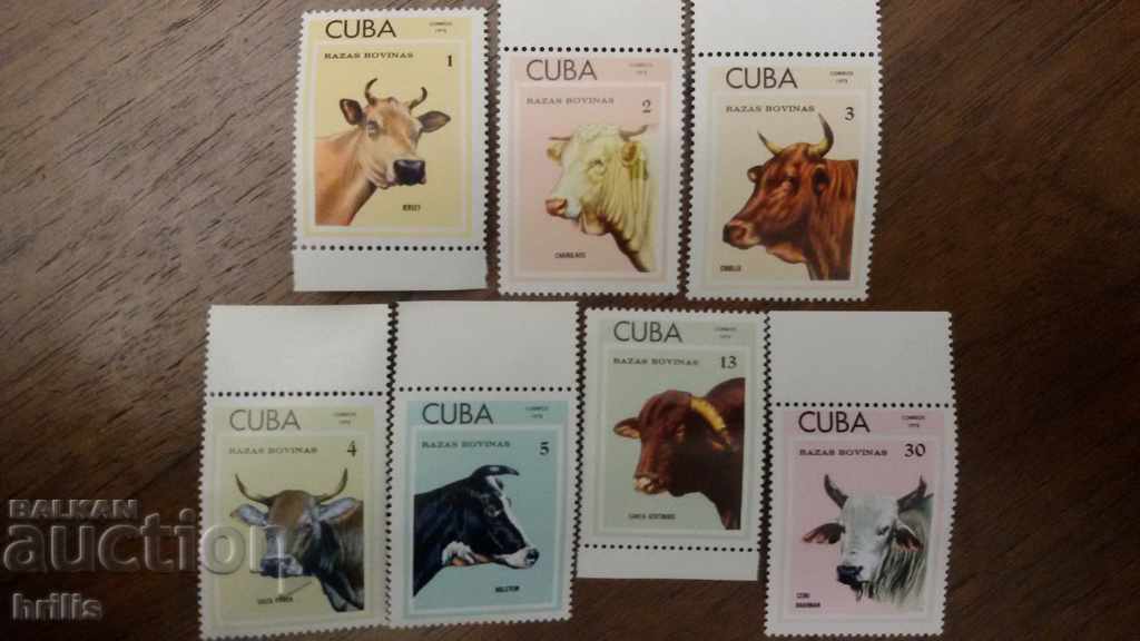 Cuba 1973 - Fauna, breeding cattle with price 8.80 BGN | € 4.50 Cuba 1973 - Fauna, breeding cattle with price 8.80 BGN | € 4.50