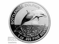 1$ Δελφίνι Αυστραλίας 1 ουγγιά ασήμι 2019