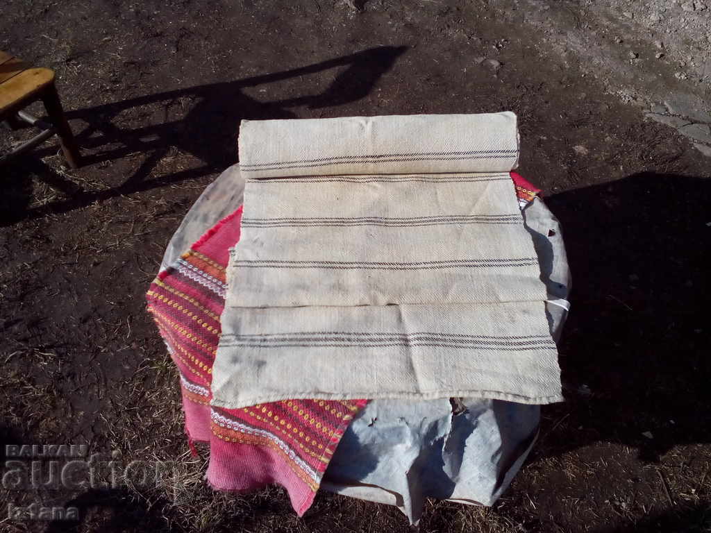 Auction Ancient woolen cloth, canvas Auction Ancient woolen cloth, canvas