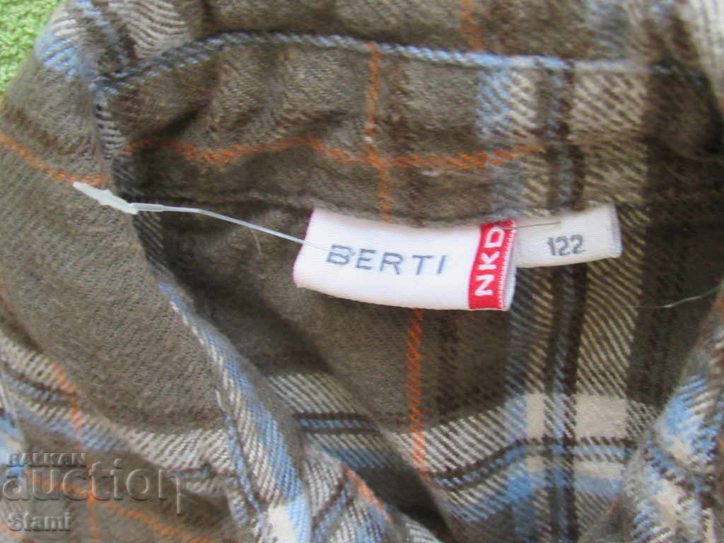 New boy shirt BERTI size 122 with price 8.50 BGN | € 4.35