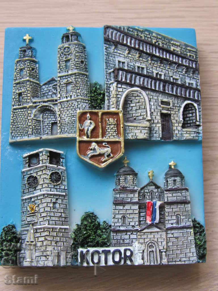 Authentic 3D Magnet from Montenegro, 25 series with price 9.00 BGN | € 4.60 Authentic 3D Magnet from Montenegro, 25 series with price 9.00 BGN | € 4.60